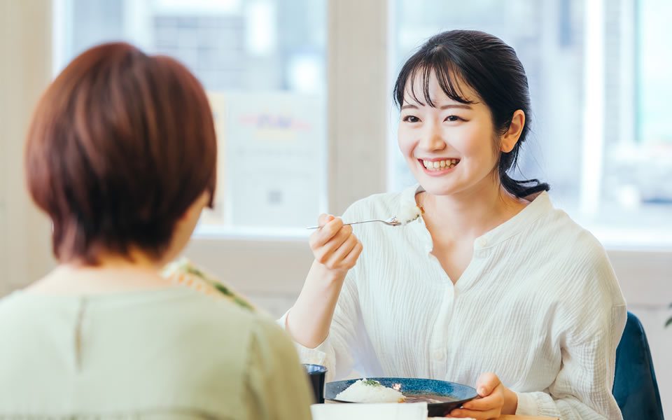 働いている様子